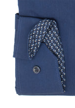 Laden Sie das Bild in den Galerie-Viewer, Businesshemd - Body Fit - Langarm - Einfarbig - Dunkelblau