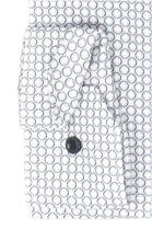 Laden Sie das Bild in den Galerie-Viewer, Businesshemd - Body Fit - Langarm - Muster - Braun/Blau