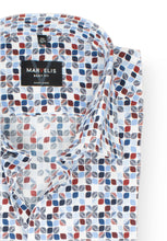 Laden Sie das Bild in den Galerie-Viewer, Businesshemd - Body Fit - Langarm - Muster - Rot