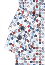 Laden Sie das Bild in den Galerie-Viewer, Businesshemd - Body Fit - Langarm - Muster - Rot