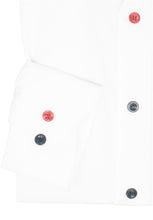 Laden Sie das Bild in den Galerie-Viewer, Businesshemd - Comfort Fit - Langarm - Einfarbig - Weiß