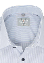 Laden Sie das Bild in den Galerie-Viewer, Businesshemd - Comfort Fit - Langarm - Gestreift - Marine