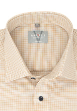 Laden Sie das Bild in den Galerie-Viewer, Businesshemd - Comfort Fit - Langarm - Kariert - Beige
