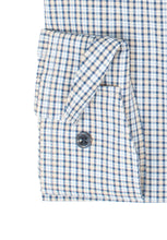 Laden Sie das Bild in den Galerie-Viewer, Businesshemd - Comfort Fit - Langarm - Button Down - Kariert - Beige