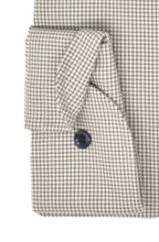 Laden Sie das Bild in den Galerie-Viewer, Businesshemd - Comfort Fit - Langarm - Kariert - Braun