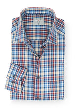 Load image into Gallery viewer, Businesshemd - Comfort Fit - Langarm - Kariert - Rot