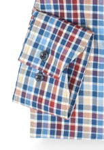 Load image into Gallery viewer, Businesshemd - Comfort Fit - Langarm - Kariert - Rot