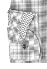 Laden Sie das Bild in den Galerie-Viewer, Businesshemd - Comfort Fit - Langarm - Kariert - Schwarz/Weiß