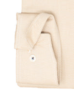 Laden Sie das Bild in den Galerie-Viewer, Businesshemd - Comfort Fit - Langarm - Struktur - Beige