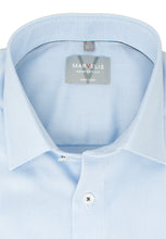 Laden Sie das Bild in den Galerie-Viewer, Businesshemd - Comfort Fit - Langarm - Struktur - Blau