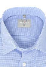 Laden Sie das Bild in den Galerie-Viewer, Businesshemd - Comfort Fit - Vichykaro - Blau