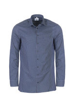 Load image into Gallery viewer, Businesshemd - Modern Fit - ELA - Muster - Dunkelblau