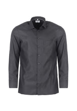 Laden Sie das Bild in den Galerie-Viewer, Businesshemd - Modern Fit - Langarm - Einfarbig - Anthrazit
