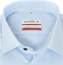 Laden Sie das Bild in den Galerie-Viewer, Businesshemd - Modern Fit - Langarm - Einfarbig - Hellblau