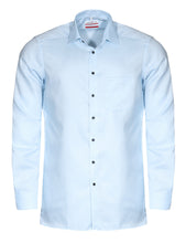 Laden Sie das Bild in den Galerie-Viewer, Businesshemd - Modern Fit - Langarm - Einfarbig - Hellblau