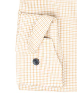 Laden Sie das Bild in den Galerie-Viewer, Businesshemd - Modern Fit - Langarm - Kariert - Beige