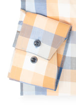 Laden Sie das Bild in den Galerie-Viewer, Businesshemd - Modern Fit - Langarm - Kariert - Beige