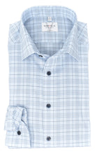 Laden Sie das Bild in den Galerie-Viewer, Businesshemd - Modern Fit - Langarm - Kariert - Hellblau