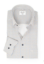 Laden Sie das Bild in den Galerie-Viewer, Businesshemd - Modern Fit - Langarm - Muster - Braun