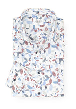 Laden Sie das Bild in den Galerie-Viewer, Businesshemd - Modern Fit - Langarm - Muster - Weiß