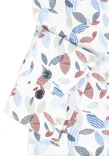 Laden Sie das Bild in den Galerie-Viewer, Businesshemd - Modern Fit - Langarm - Muster - Weiß