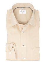 Laden Sie das Bild in den Galerie-Viewer, Businesshemd - Modern Fit - Langarm - Struktur - Beige