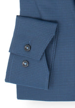 Laden Sie das Bild in den Galerie-Viewer, Businesshemd - Modern Fit - Langarm - Struktur - Marine