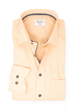 Laden Sie das Bild in den Galerie-Viewer, Businesshemd - Modern Fit - Langarm - Struktur - Orange