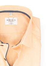 Laden Sie das Bild in den Galerie-Viewer, Businesshemd - Modern Fit - Langarm - Struktur - Orange