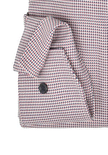 Laden Sie das Bild in den Galerie-Viewer, Businesshemd - Modern Fit - Langarm - Struktur - Rot