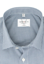 Load image into Gallery viewer, Businesshemd - Modern Fit - Langarm - Vichykaro - Dunkelblau