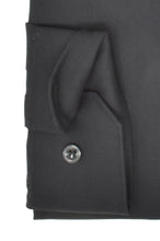 Laden Sie das Bild in den Galerie-Viewer, Businesshemd - Super Slim Fit - Langarm - Einfarbig - Schwarz
