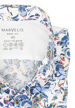 Laden Sie das Bild in den Galerie-Viewer, Easy To Wear Hemd - Body Fit - Langarm - Florales Muster - Weiß