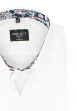 Laden Sie das Bild in den Galerie-Viewer, Kurzarmhemd - Body Fit - Einfarbig - Weiß