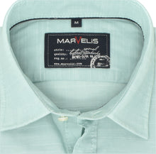 Laden Sie das Bild in den Galerie-Viewer, Kurzarmhemd - Casual Fit - Einfarbig - Hellgrün