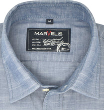 Laden Sie das Bild in den Galerie-Viewer, Kurzarmhemd - Casual Fit - Kurzarm - Einfarbig - Dunkelblau