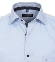 Laden Sie das Bild in den Galerie-Viewer, Kurzarmhemd - Modern Fit - Hellblau