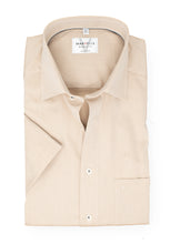 Laden Sie das Bild in den Galerie-Viewer, Kurzarmhemd - Modern Fit - Struktur - Beige