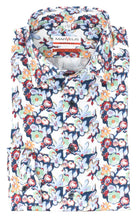 Laden Sie das Bild in den Galerie-Viewer, Businesshemd - Modern Fit - Langarm - Florales Muster - Bunt