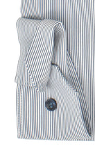 Laden Sie das Bild in den Galerie-Viewer, Businesshemd - Body Fit - Langarm - Gestreift - Dunkelblau