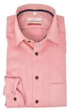 Laden Sie das Bild in den Galerie-Viewer, Businesshemd - Modern Fit - Langarm - Struktur - Rot