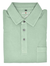 Load image into Gallery viewer, Poloshirt - Casual Fit - Polokragen - Einfarbig - Hellgrün