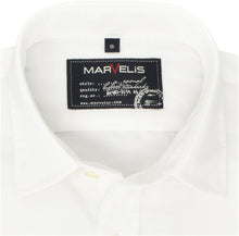Laden Sie das Bild in den Galerie-Viewer, Freizeithemd - Casual Fit - Langarm - Einfarbig - Weiß