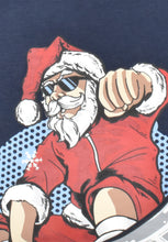 Laden Sie das Bild in den Galerie-Viewer, Sweatshirt - Casual Fit - Langarm - Weihnachtsprint - Dunkelblau