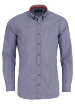 Laden Sie das Bild in den Galerie-Viewer, Marvelis Trachtenhemd Doppelkragen Kariert