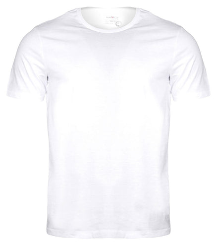 T-Shirt - Casual Fit - Kurzarm - Einfarbig - Weiß