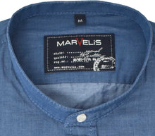 Laden Sie das Bild in den Galerie-Viewer, Freizeithemd - Casual Fit - Langarm - Einfarbig - Blau