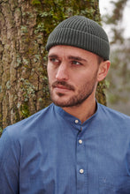 Laden Sie das Bild in den Galerie-Viewer, Freizeithemd - Casual Fit - Langarm - Einfarbig - Blau