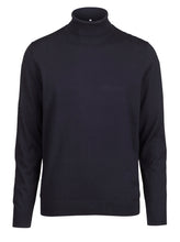 Load image into Gallery viewer, Rollkragenpullover - Casual Fit - Merino - Einfarbig - Marine