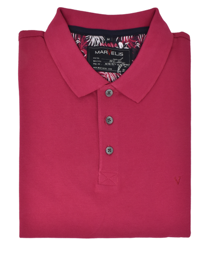 Poloshirt - Piqué - Basic - Magenta